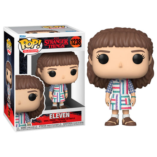 Figura Funko POP de Eleven de Stranger Things con vestido estampado - 2