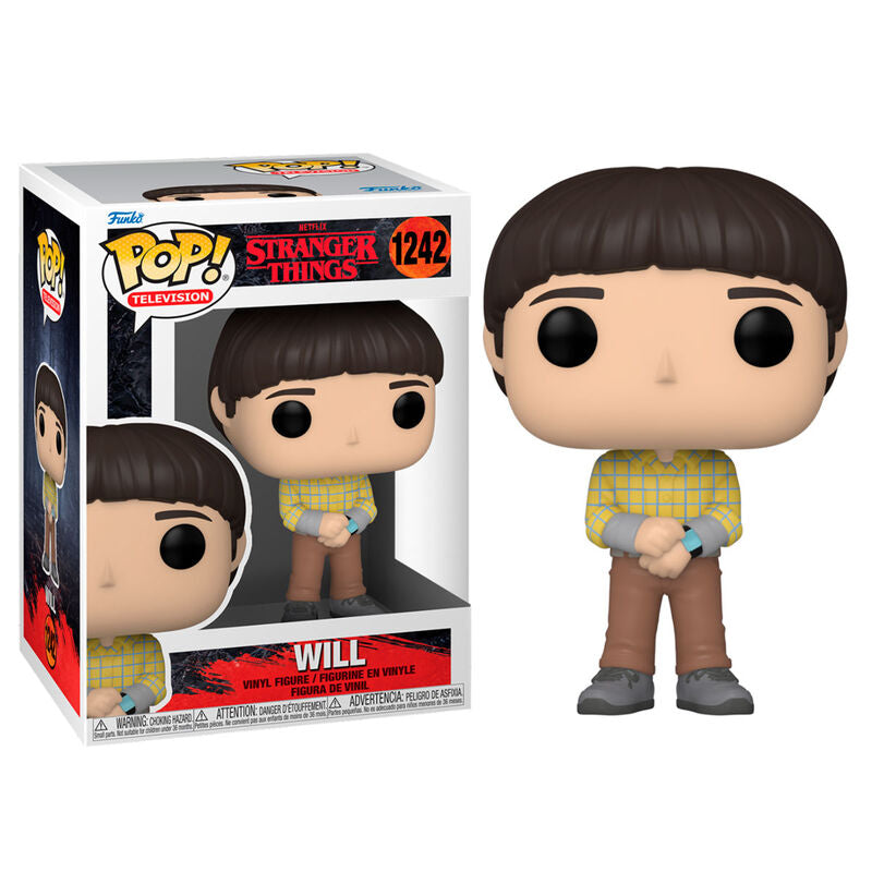 Figura Funko POP! de Will de Stranger Things con camisa amarilla de cuadros - 2
