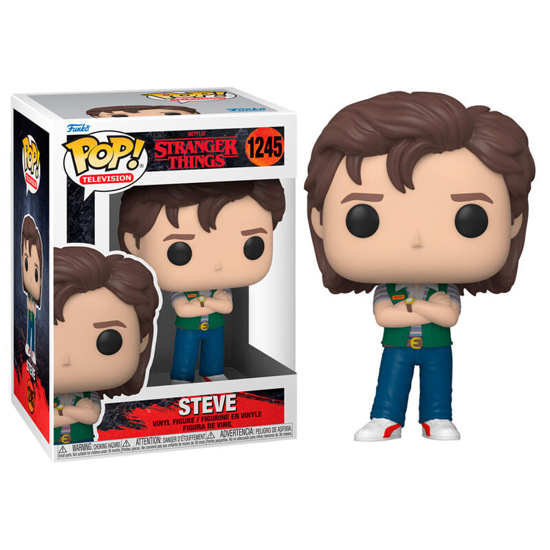 Figura Funko POP! de Steve de Stranger Things con chaleco verde - 2