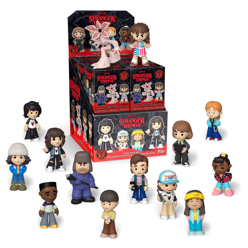 Caja Funko Mystery Minis de Stranger Things con minifiguras