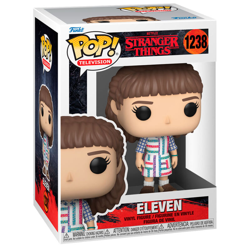 Figura Funko POP de Eleven de Stranger Things con vestido estampado - 3