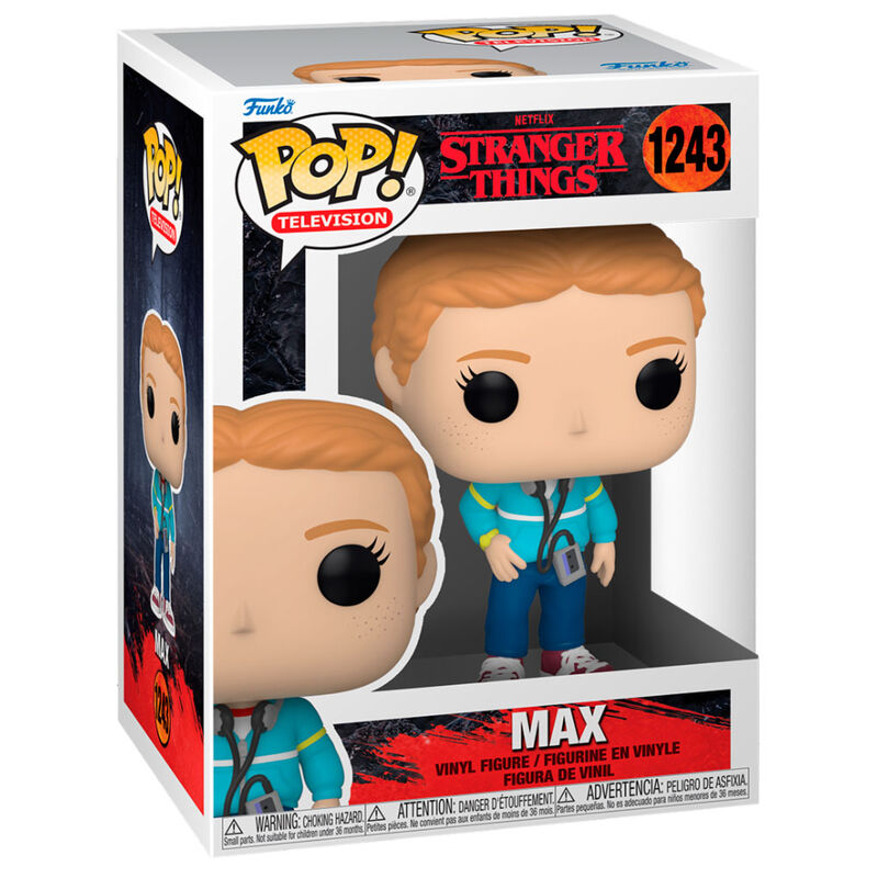 Figura Funko POP! de Max de Stranger Things con chaqueta turquesa - 3