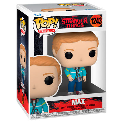 Figura Funko POP! de Max de Stranger Things con chaqueta turquesa - 3