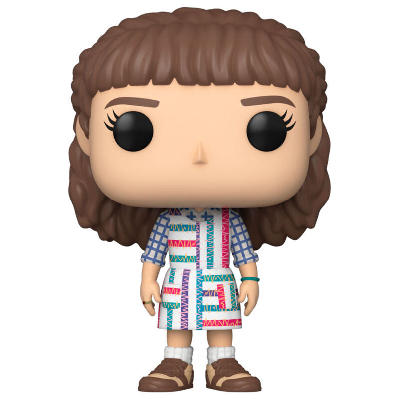 Figura Funko POP de Eleven de Stranger Things con vestido estampado