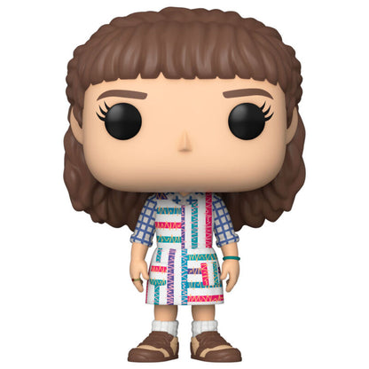 Figura Funko POP de Eleven de Stranger Things con vestido estampado
