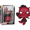 Figura Funko POP! Comic Covers Marvel de Elektra en caja ilustrada