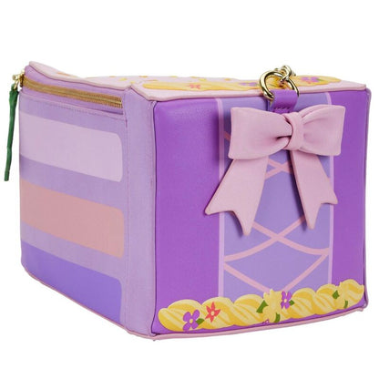 Bolso bandolera Cake Cosplay de Rapunzel Disney Loungefly en tonos lila y rosa - 3