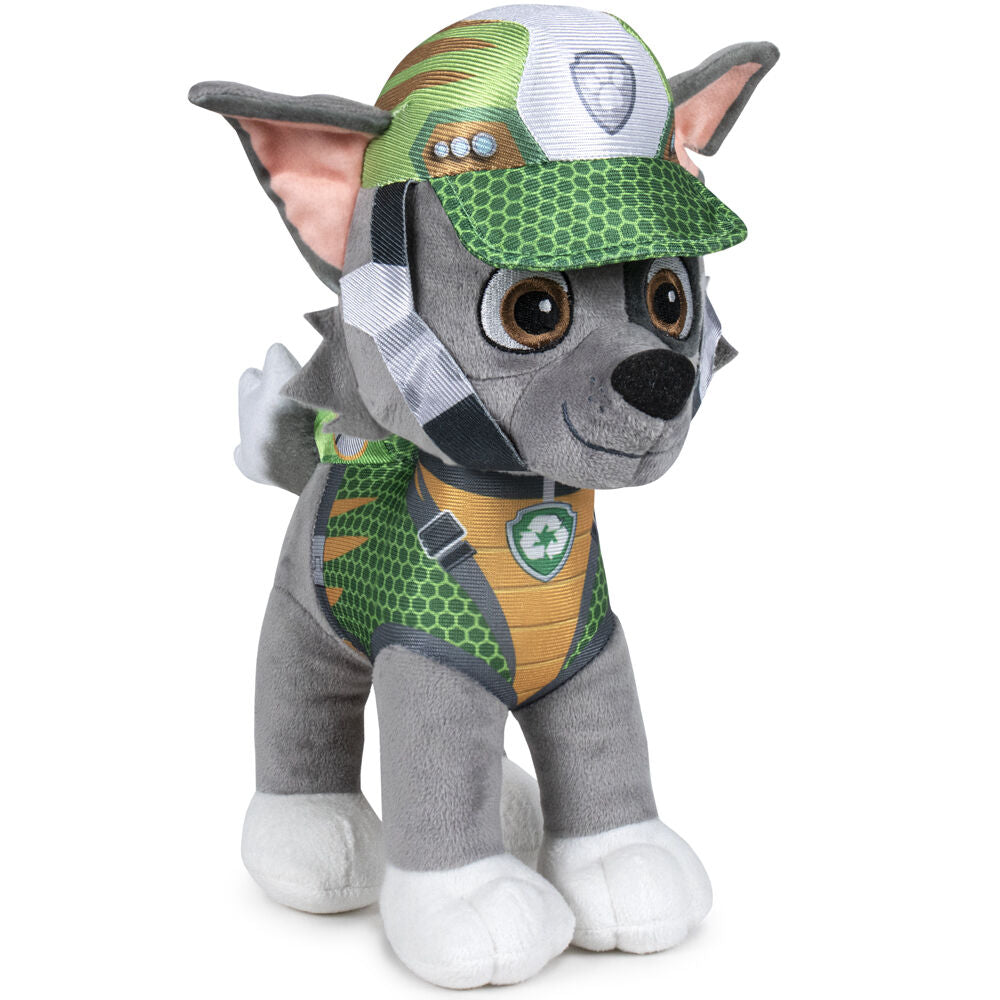 Peluche de Rocky de Patrulla Canina con uniforme Dino Rescue