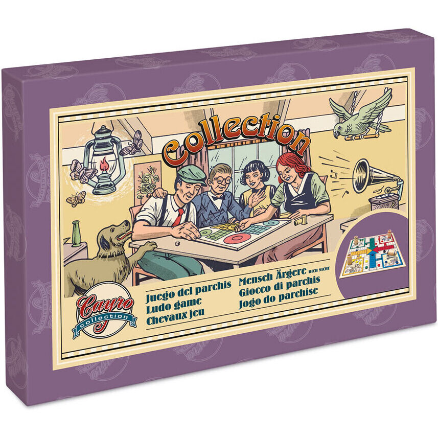 Caja retro del juego de parchís CAYRO Collection