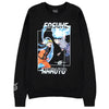 Sudadera negra Naruto Shippuden con Naruto y Sasuke