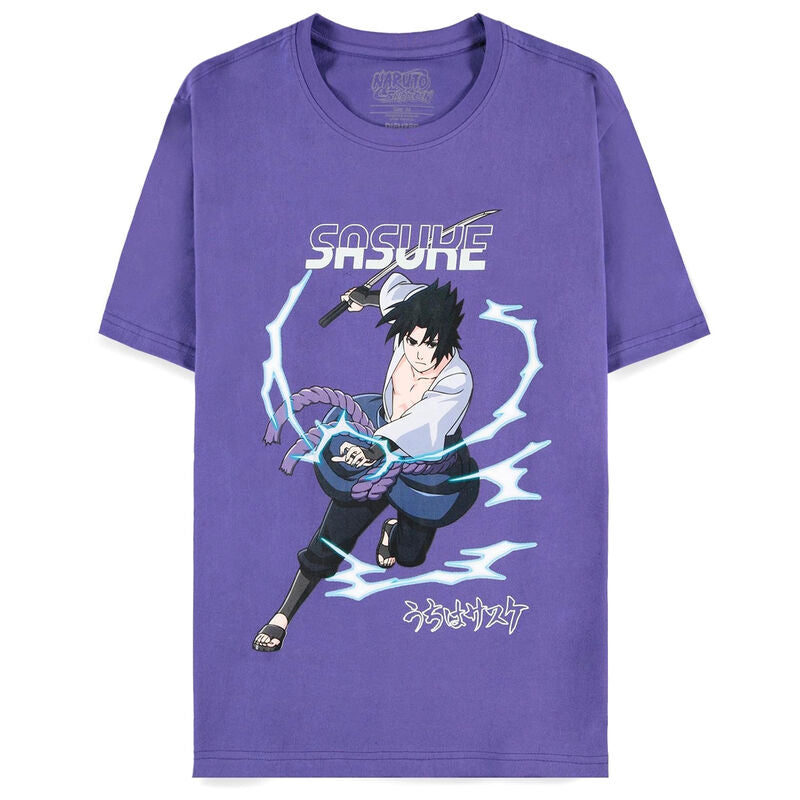 Camiseta morada de Sasuke de Naruto Shippuden