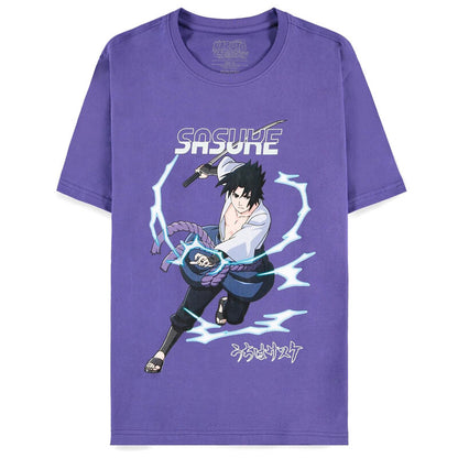 Camiseta morada de Sasuke de Naruto Shippuden