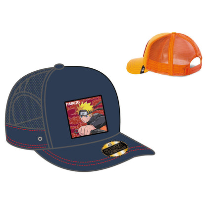 Gorra Naruto junior PIERROT azul marino y naranja