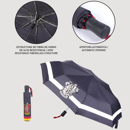 Paraguas plegable automático de Harry Potter Gryffindor que cambia de color con el agua - 4