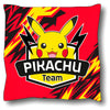 Cojín Pokémon Team Pikachu de 40 x 40 cm en rojo, negro y amarillo