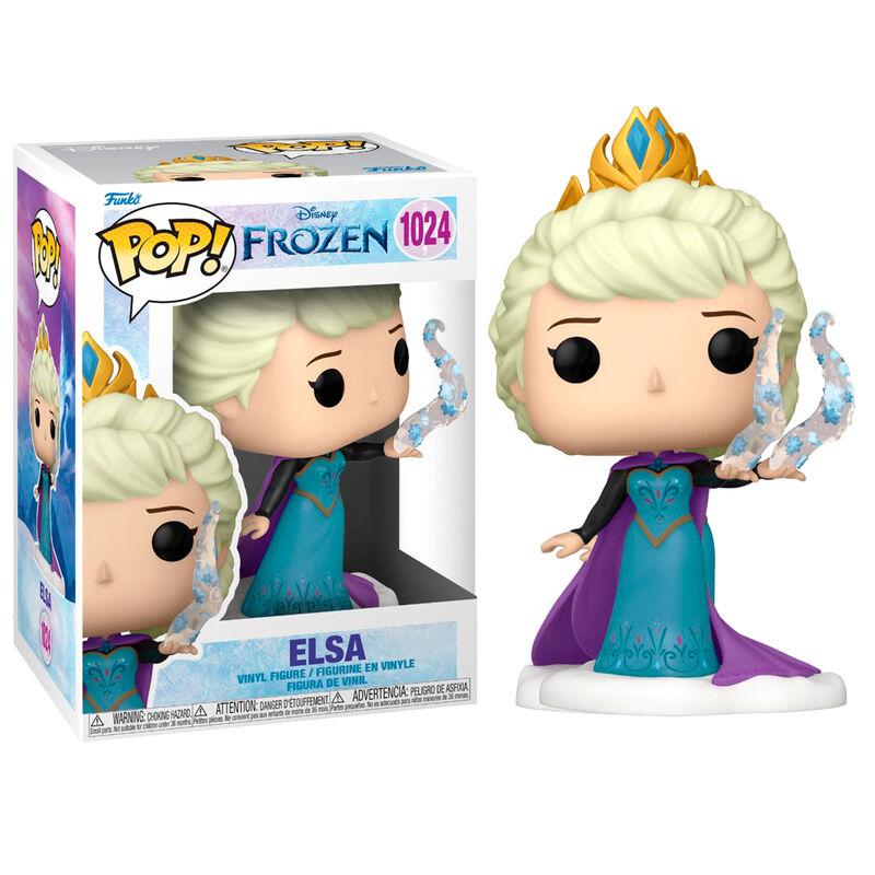 Figura Funko POP! de Elsa de Frozen con corona y efectos de hielo - 2
