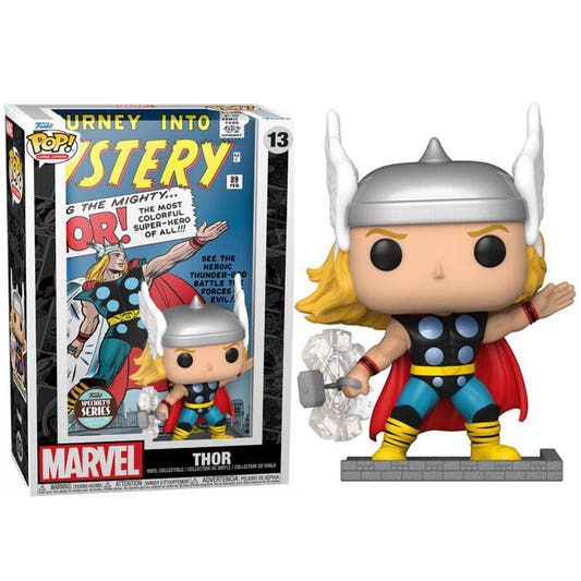 Figura FUNKO POP! Comic Cover de Thor con portada clásica de Marvel