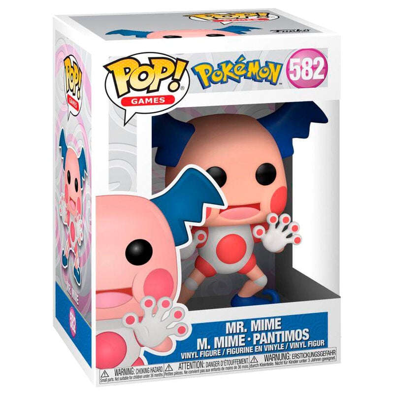 Figura Funko POP! Pokémon Mr. Mime #582 en caja