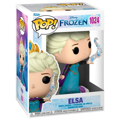 Figura Funko POP! de Elsa de Frozen con corona y efectos de hielo - 3