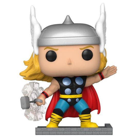 Figura FUNKO POP! Comic Cover de Thor con portada clásica de Marvel - 3