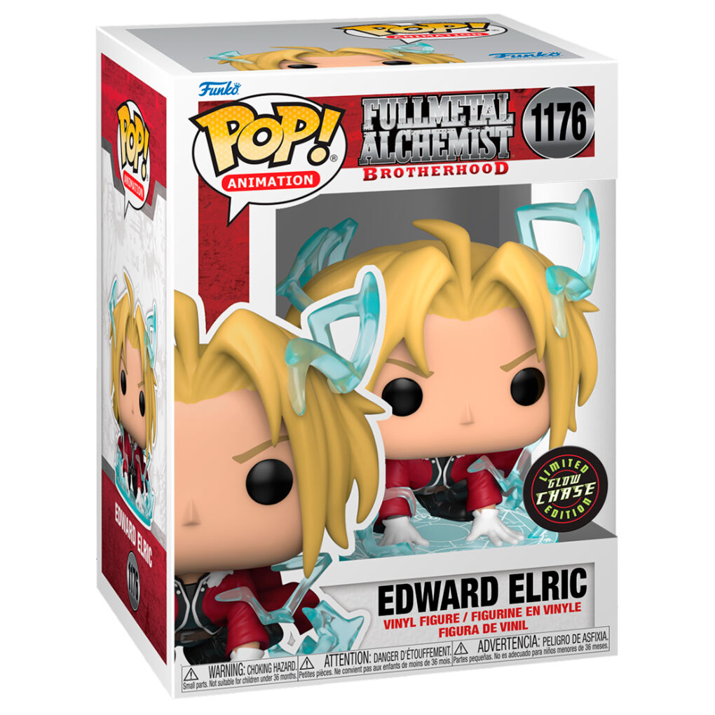 Figura Funko POP! de Edward Elric con efectos de alquimia azules - 4