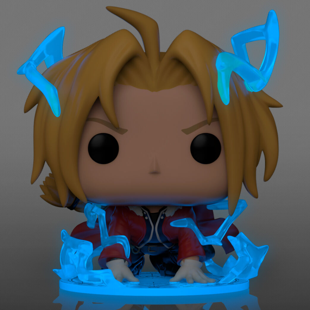 Figura Funko POP! de Edward Elric con efectos de alquimia azules - 5