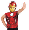 Disfraz infantil de Iron Man con camiseta roja y máscara