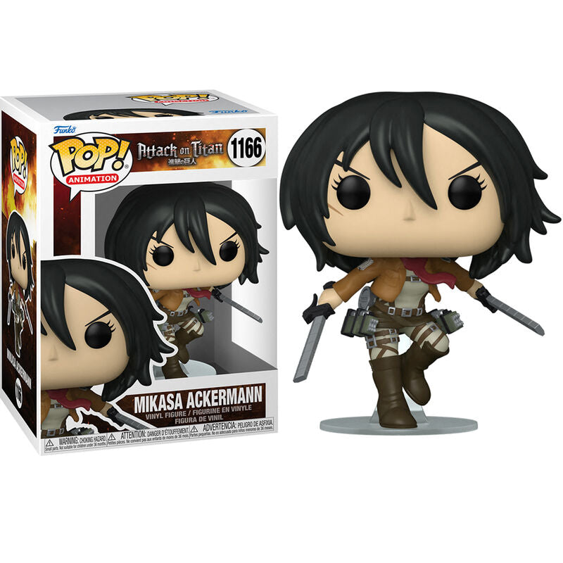 Figura Funko POP! de Mikasa Ackermann de Attack on Titan en caja - 2