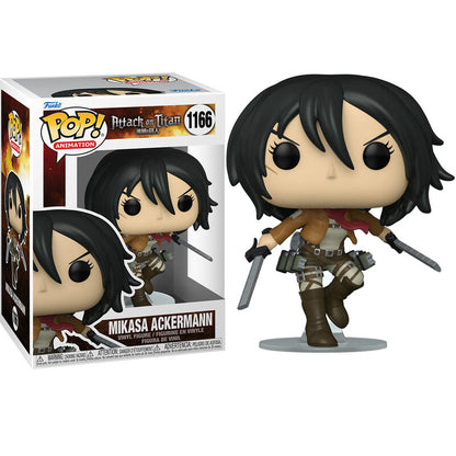 Figura Funko POP! de Mikasa Ackermann de Attack on Titan en caja - 2