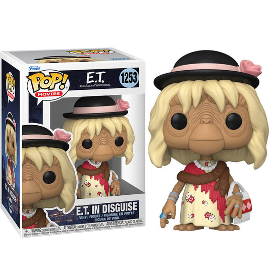 Figura Funko POP! de E.T. disfrazado con sombrero y vestido floral - 2