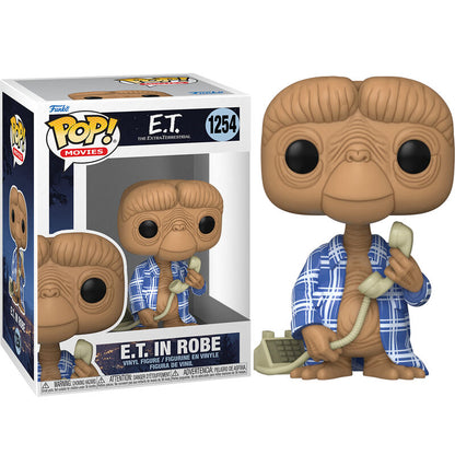 Figura Funko POP! E.T. El Extraterrestre 40th con bata azul y teléfono - 2