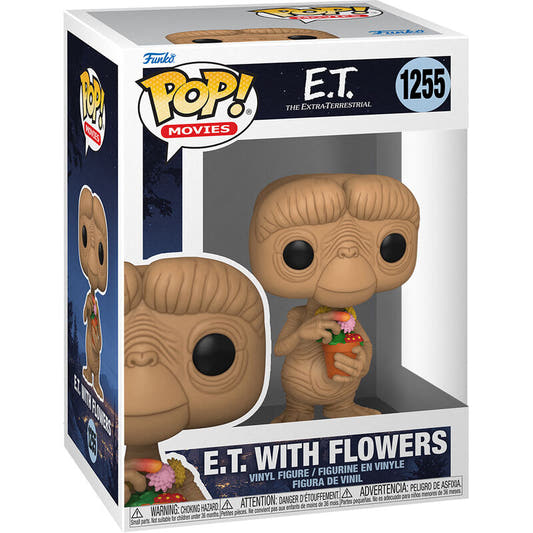 Figura Funko POP! de E.T. sosteniendo una maceta con flores - 3
