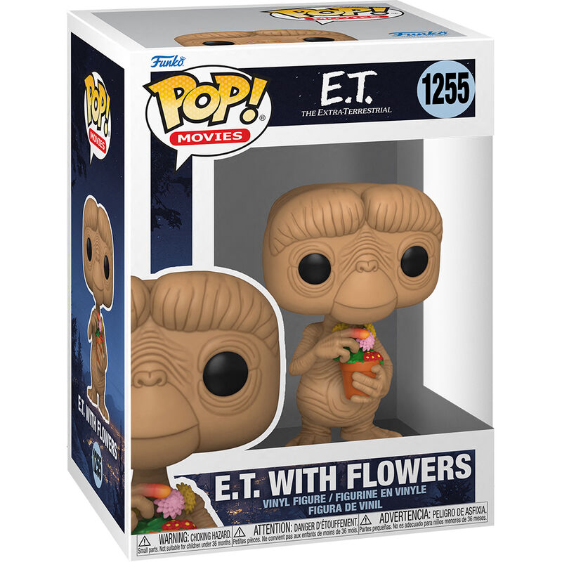 Figura Funko POP! de E.T. sosteniendo una maceta con flores - 3