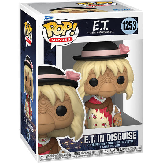 Figura Funko POP! de E.T. disfrazado con sombrero y vestido floral - 3