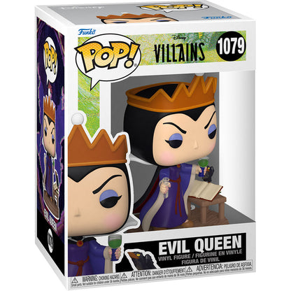 Figura Funko POP! de Queen Grimhilde con corona, copa y cuervo - 3