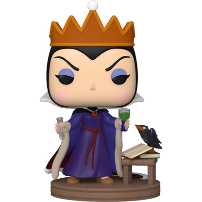 Figura Funko POP! de Queen Grimhilde con corona, copa y cuervo