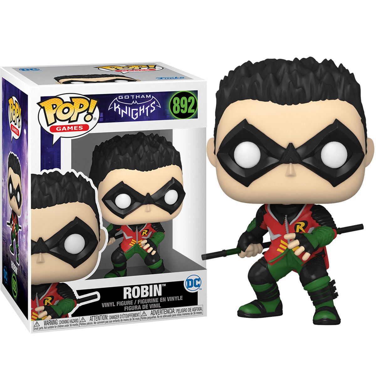Figura Funko POP! de Robin de Gotham Knights en caja con ventana - 2