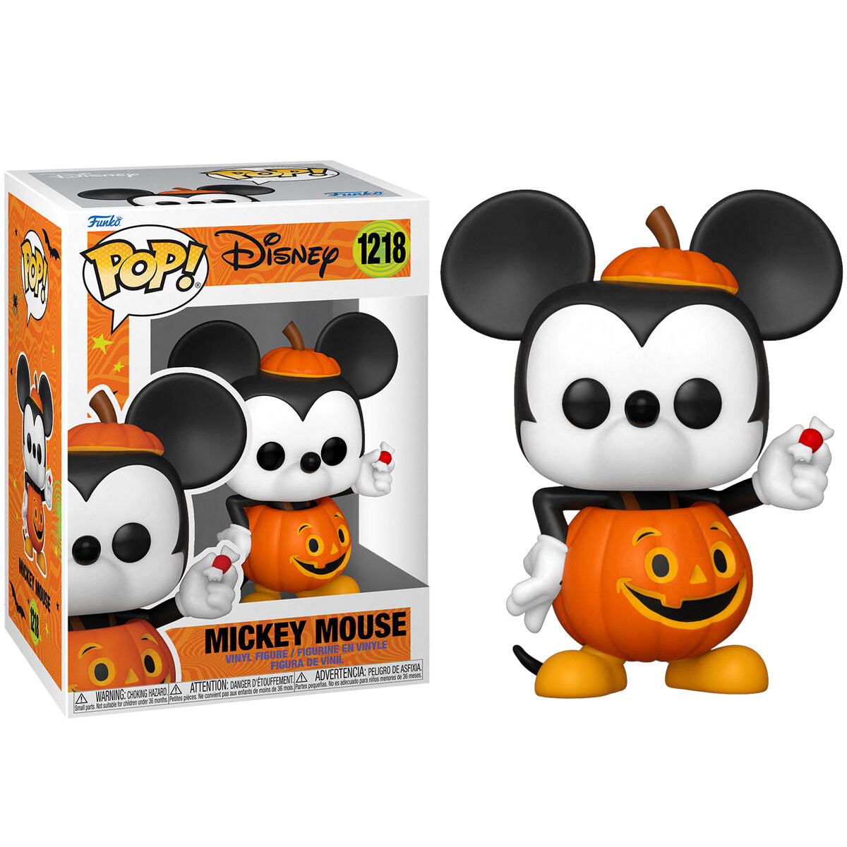 Figura Funko POP! Disney Mickey Mouse con calabaza y caramelo - 2