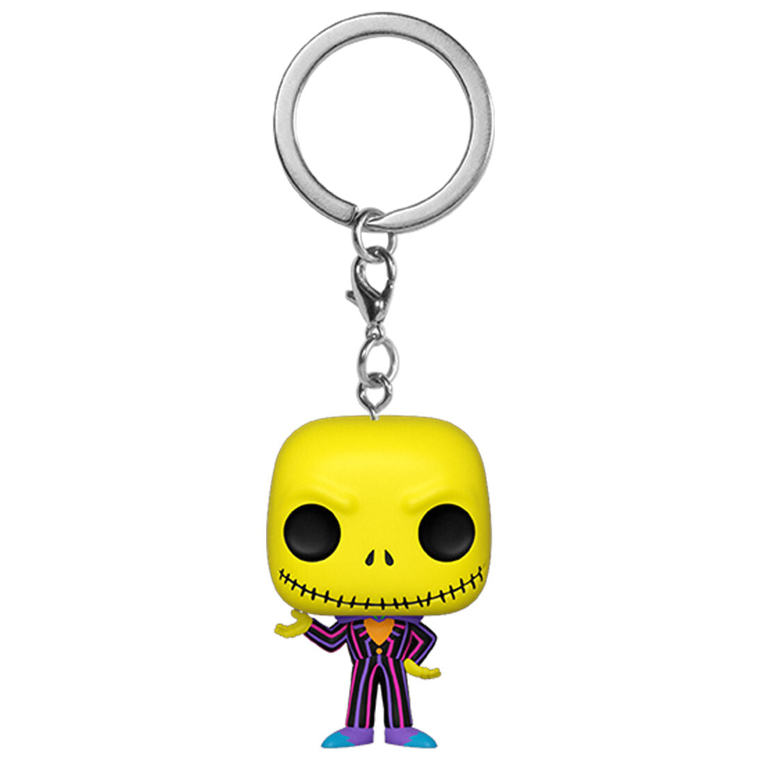 Llavero FUNKO Pocket POP! de Jack Skellington con traje a rayas - 2