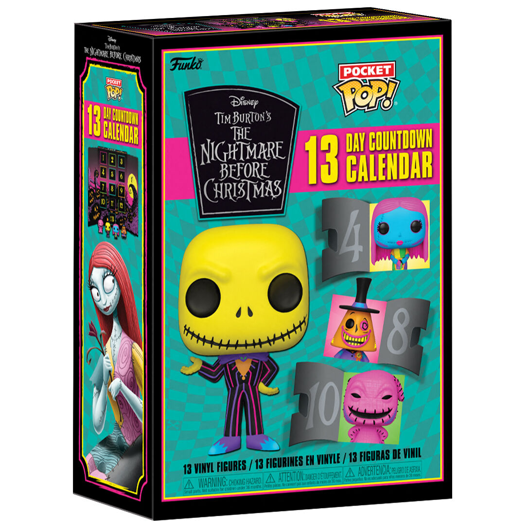 Calendario Funko Pocket POP! de 13 días de Pesadilla Antes de Navidad