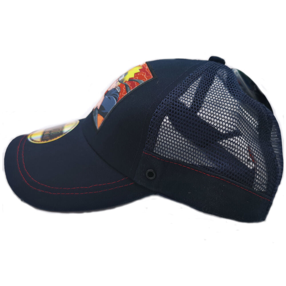 Gorra Naruto junior PIERROT azul marino y naranja - 5