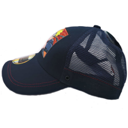 Gorra Naruto junior PIERROT azul marino y naranja - 5