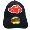 Gorra Naruto Junior negra con nube roja de Akatsuki