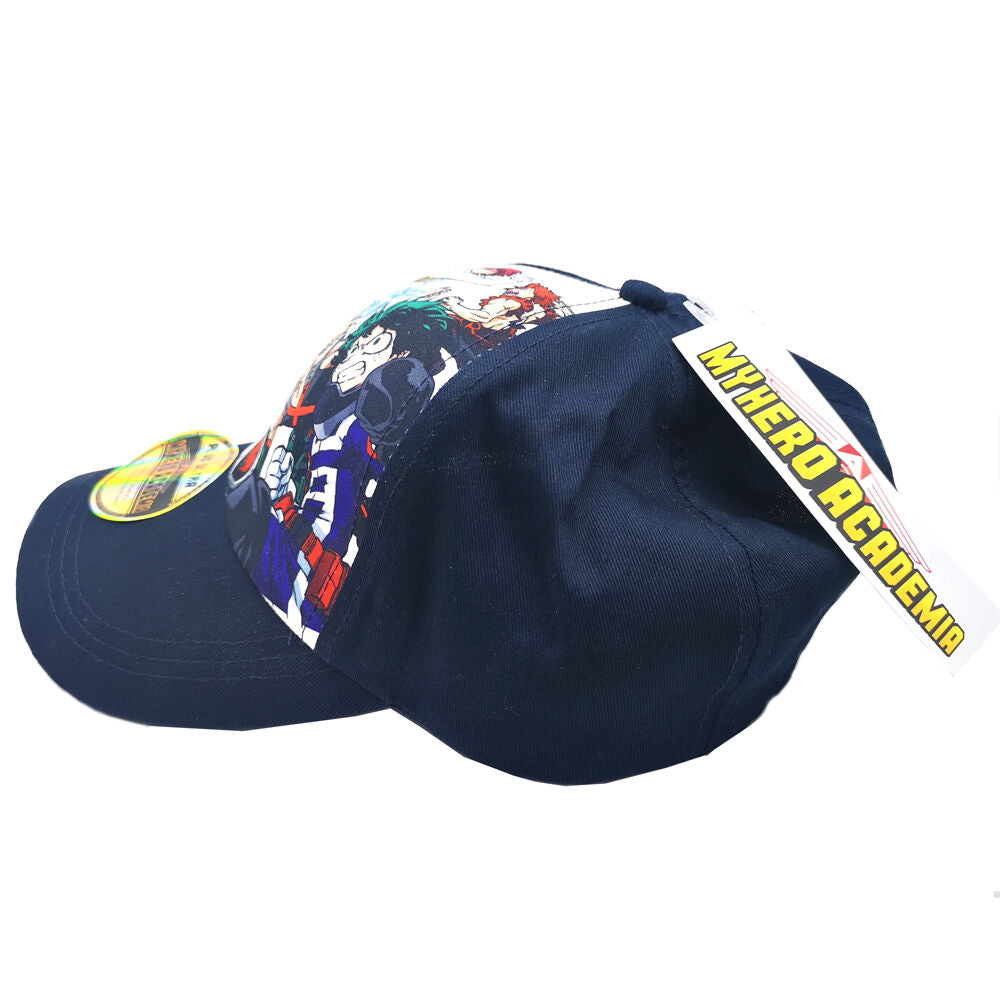 Gorra juvenil BONES de My Hero Academia con personajes y logotipo - 3