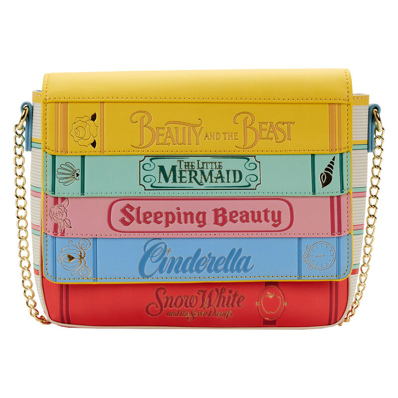 Bolso bandolera Loungefly de libros clásicos de las Princesas Disney