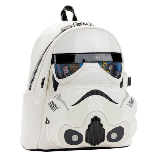 Mochila Loungefly lenticular con diseño de casco Stormtrooper de Star Wars - 2