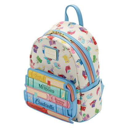 Mochila Loungefly Disney Princesas con libros clásicos de colores - 2