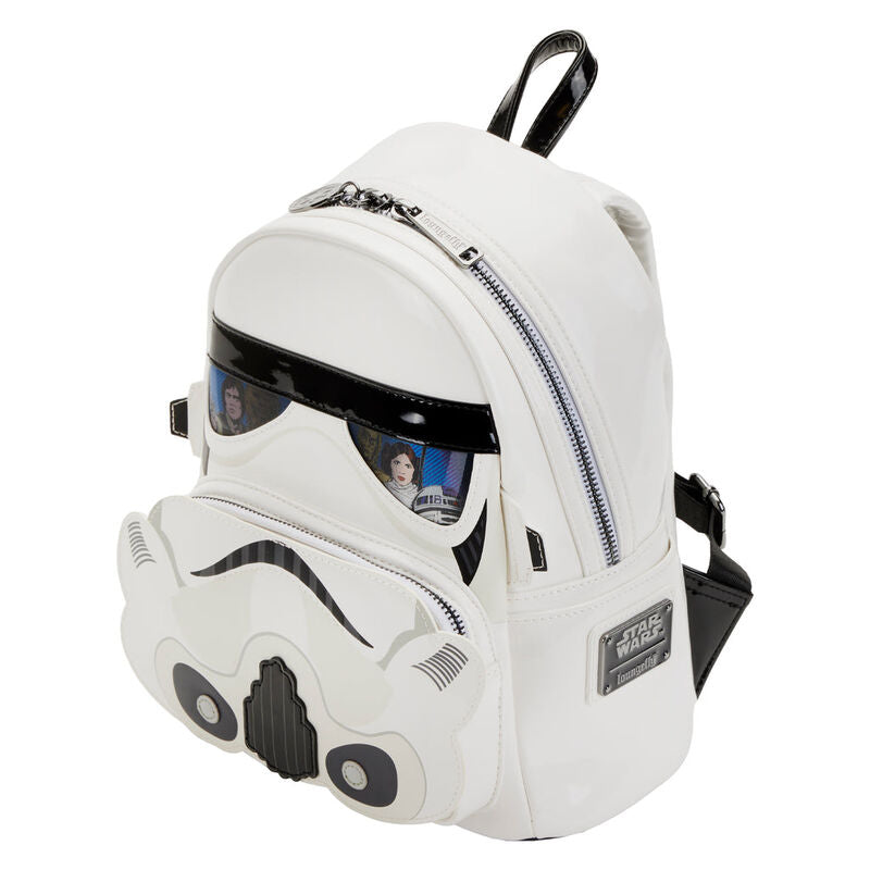 Mochila Loungefly lenticular con diseño de casco Stormtrooper de Star Wars - 3