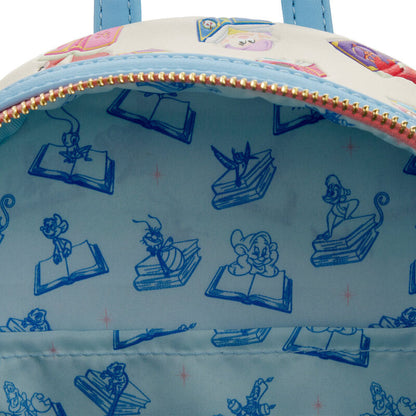Mochila Loungefly Disney Princesas con libros clásicos de colores - 3