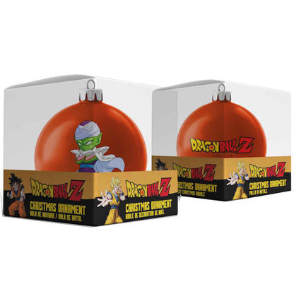 Bola de Navidad naranja de Piccolo con logotipo de Dragon Ball Z - 2